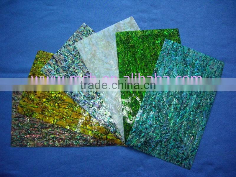 Thick natural abalone paua shell paper shell inlay
