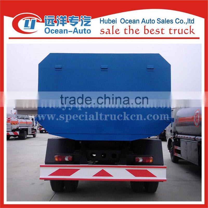 2015 new condition dongfeng 12m3 hydraulic lifter garbage truck