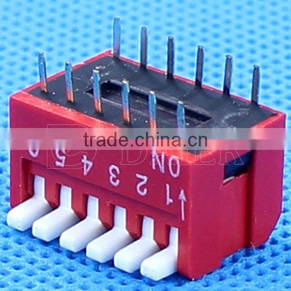 2.54mm Piano Type Dip Switch 8 Way 8 Pin Dip Switch Datasheet And 12 Position Dip Switch Piano Sw Type
