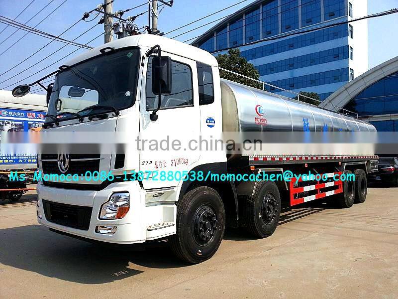 Heavy milk tanker truck milk delivery truck fresh milk tank truck 30cbm