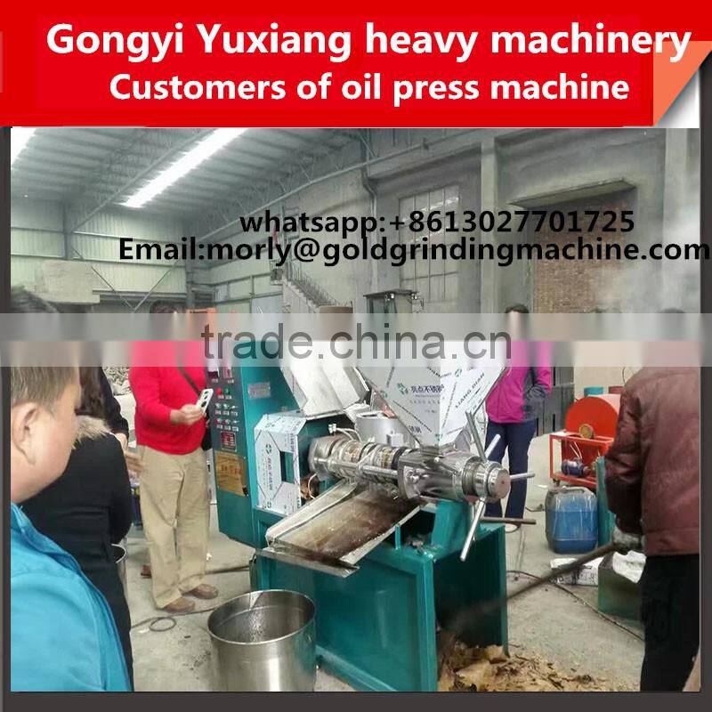 Top quality High productivity jatropha cold oil press machine