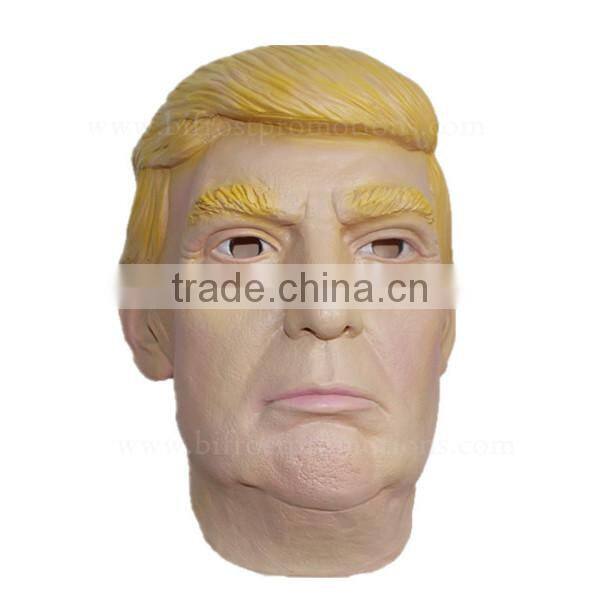 New Arrive 2017 Halloween Party Realistic Donald Trump Latex Mask