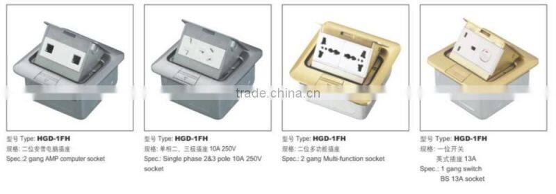 HGD-180K Series Open Type Floor Socket