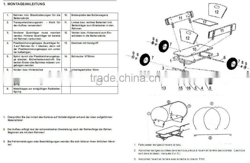 wooden wagon children cart