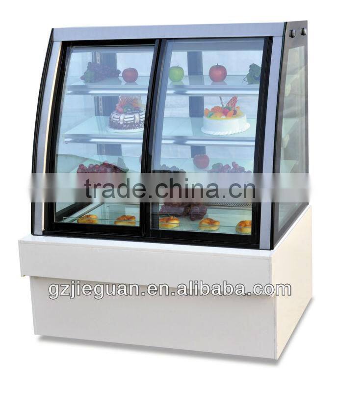 jieguan luxury front&back door cake display cooler CF-1200