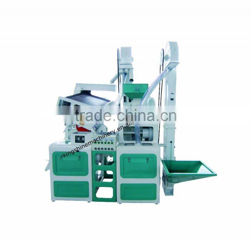 Rice cleaning and peeling/husking machine
