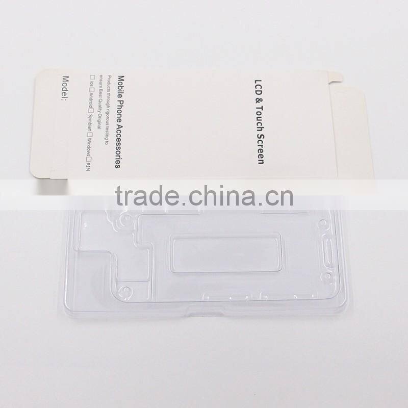 New fasion mobile phone case PVC plastic packaging box for iphone 6 Case