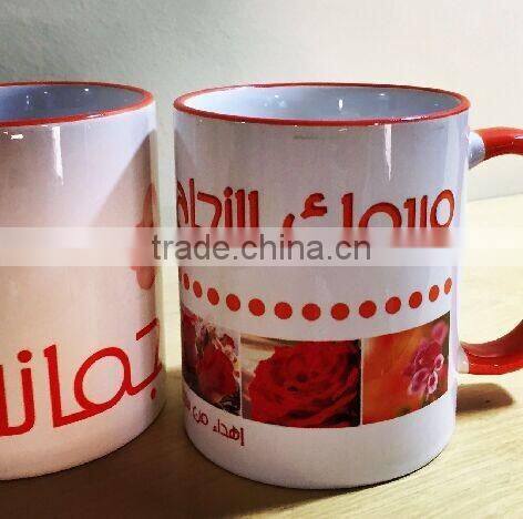 Pneumatic 5in1 effective 11oz sublimation mug heat press printing machine for sale