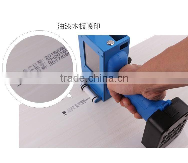 Newest Style AU-127c Hand-held Ink Jet Printer Can Print Production Date QR Code Bar Code Graphics