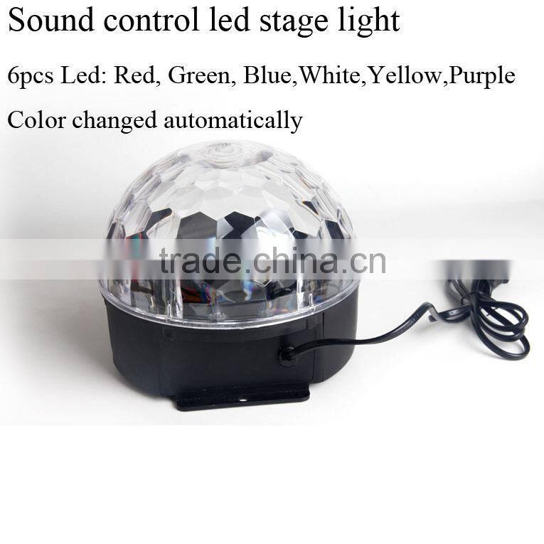 Sound control laser LED stage light color changing automatically stage light led star master