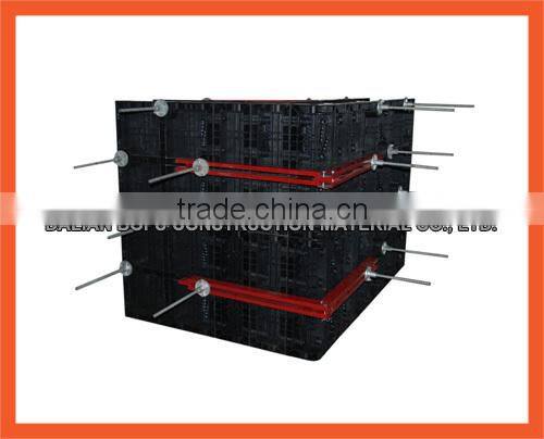 reusable plastic concrete formwork