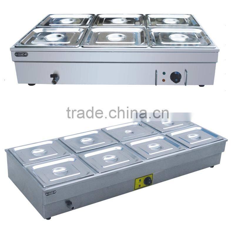 Western kitchen equipment electric 6 bain marie on sale
