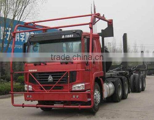 High efficiency and Benefit HOWO log carrier truck
