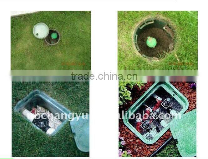 Garden irrigation high quality 6 inch plastic valve box