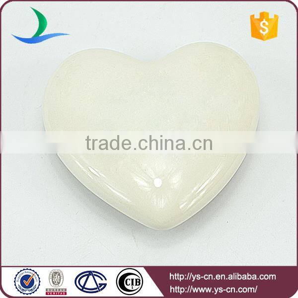 white heart shape hanging with pink flower decal