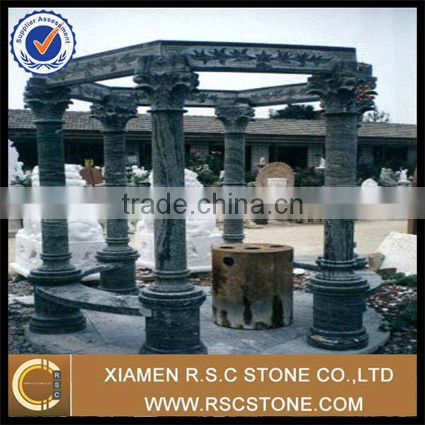 Natural stone column, granite column, marble column for project Z031