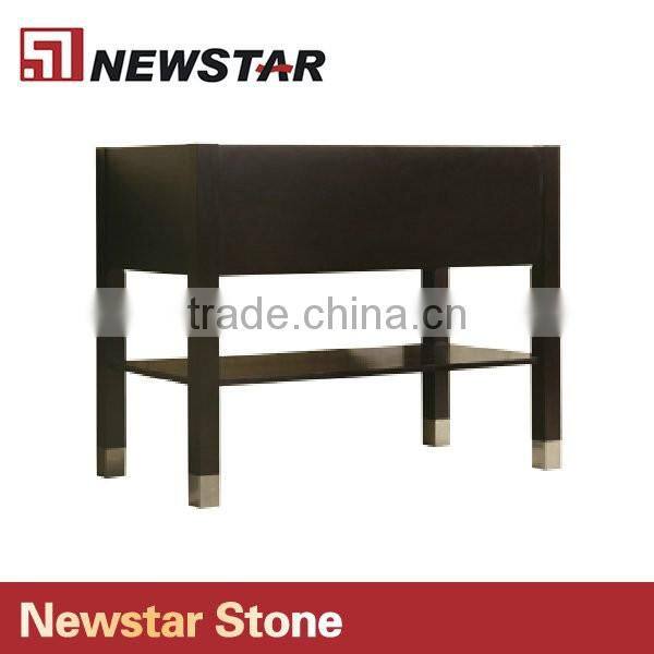 Hotel functional Vanity Base with Solid Wood Legs