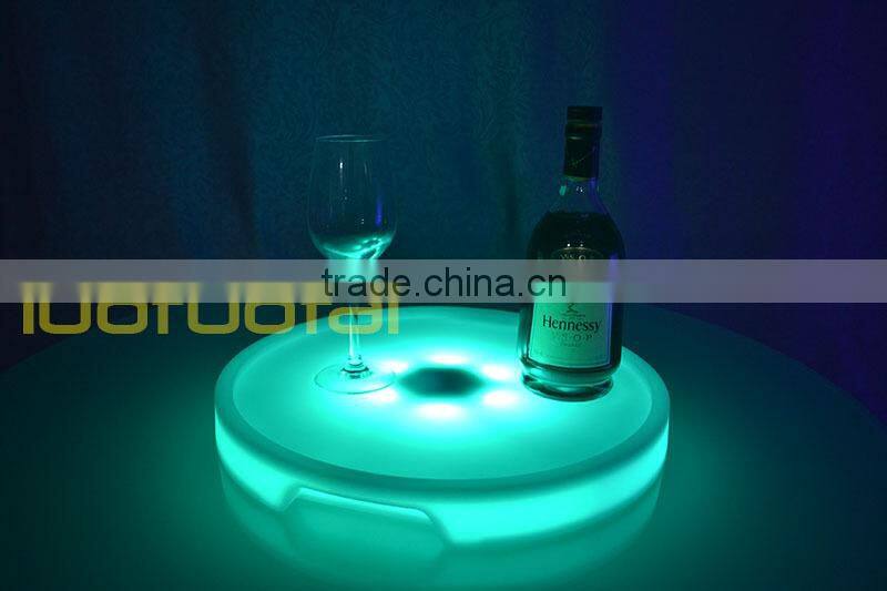 2015 New design Wine Glass Holder Tray Bar Serving Tray Led Bar Tray LTT-WB08C