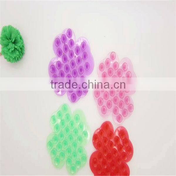 Wholesales Colorful & fashionable double sided silicone sucker