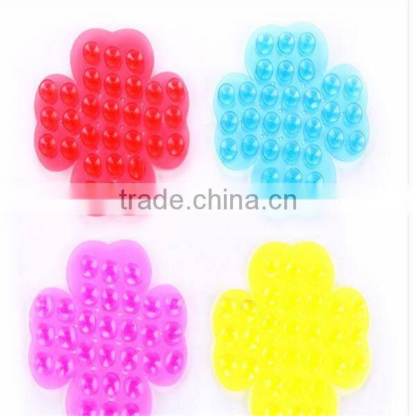 Wholesales Colorful & fashionable double sided silicone sucker