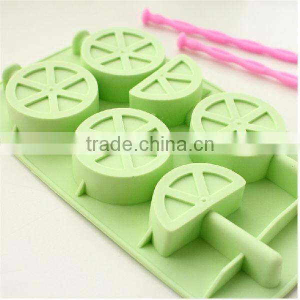 2014 custom hot summer cool frozen silicone ice cube tray