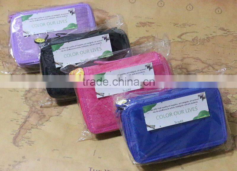 72 Pencil Holder Colored Pencils Case, Large Capacity Multi-layer Pencil Bag Pouch
