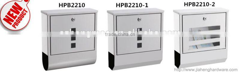 stainless steel metal mailboxes wall mounted letterbox