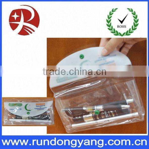 clear pvc bag for stationery