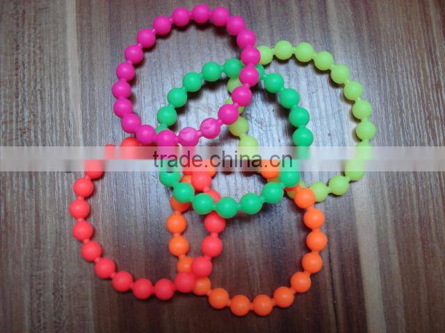 colorful promotional silicon bead bracelets manufacturer