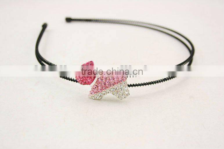 double wires metal headband for kids