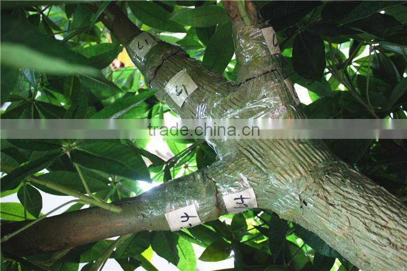 Home garden creepers decoration 180cm Height artificial green Pachira aquatica tree EFCS05 2901