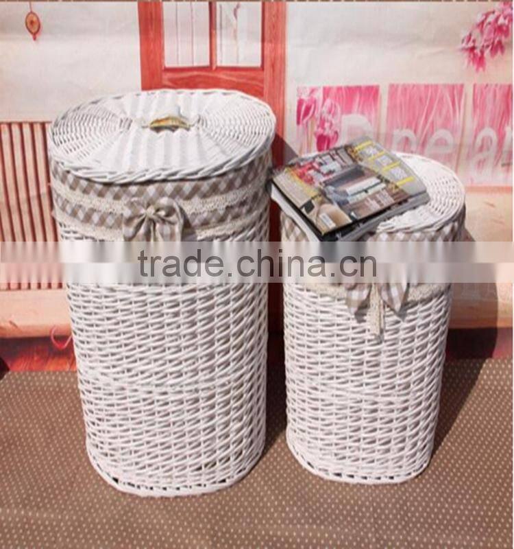 wicker craft round wholesale laundry baskets
