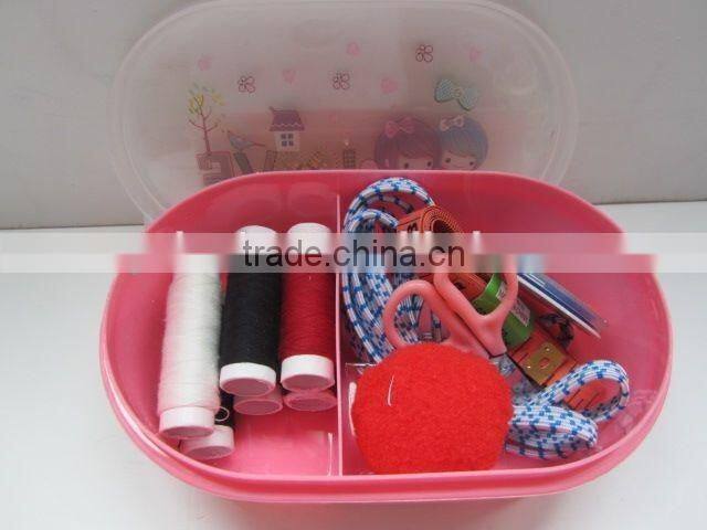 hotel professional plastic sewing kit box for home