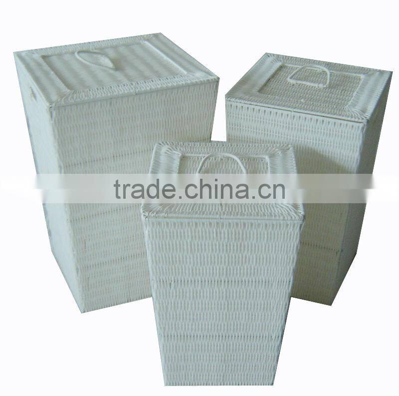 Modern PE rattan basket