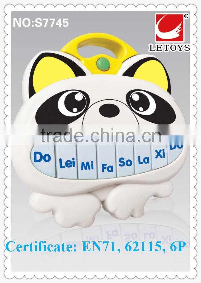 2015 hot sale electronic educational musical instrument panda shape keyboard for kids/ popular keyboard learning machine toys