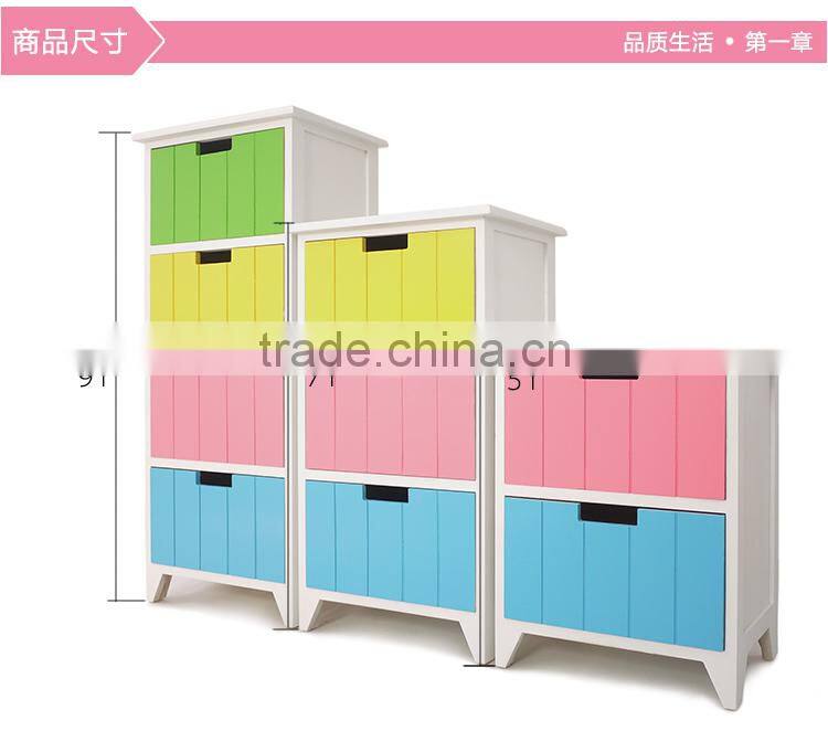 White Popular French Style Wooden Storage Cabinet