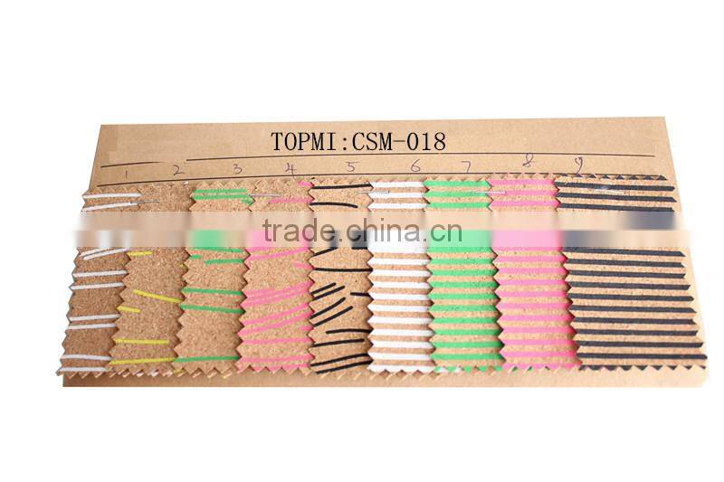 popular cork leather raw material for shoe heel