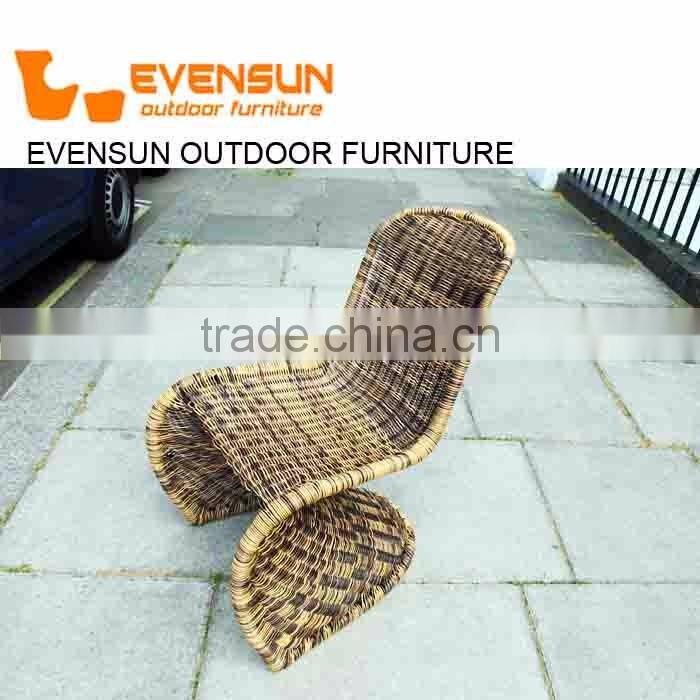 Hot selling Stackable Outdoor Garden Wicker Rattan Chair