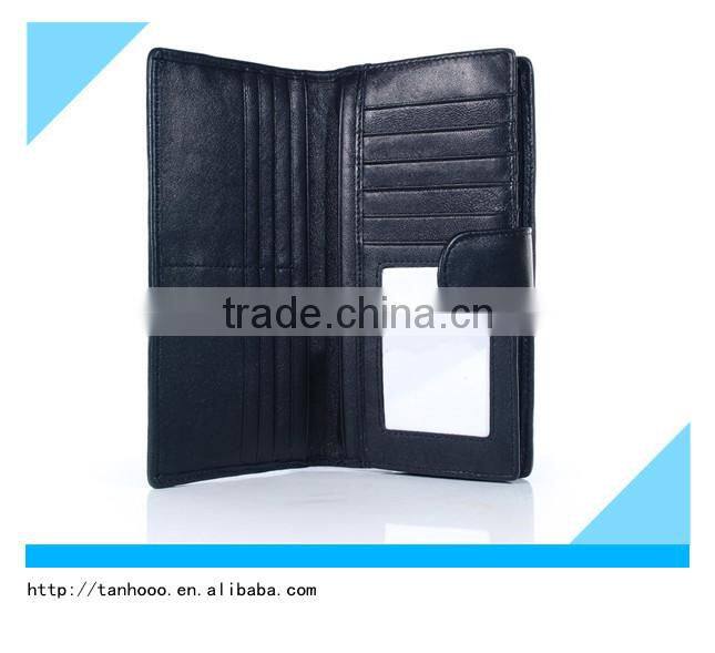 Top Grade New Design Handmade long Leather Wallet