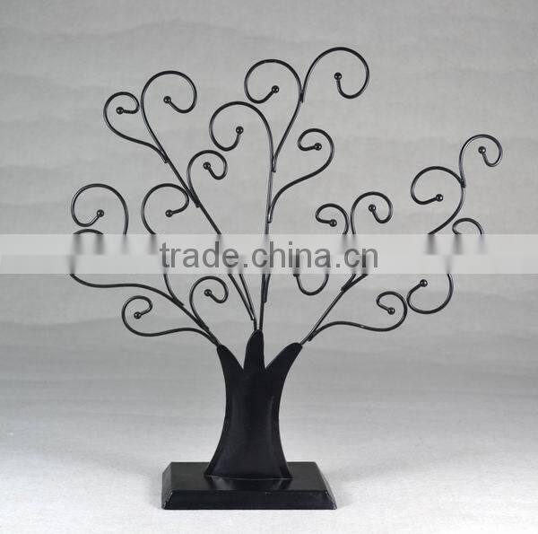 Iron jewelry tree stand