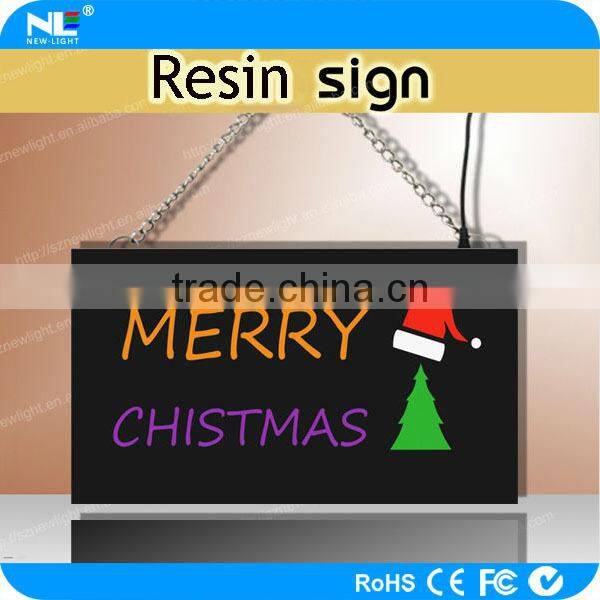Outdoor LED cafe sign / open and welcome LED light up display board / full color LED advertising signs