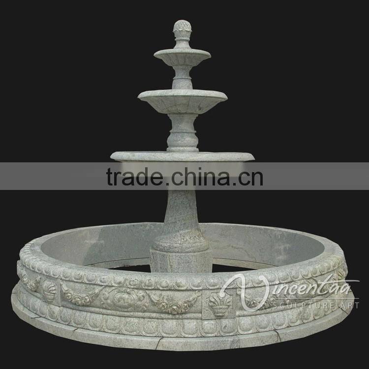 green stone landscape decoration garden outdoor marble fountain