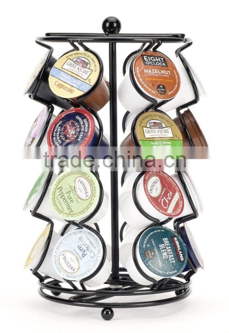 K-cup Coffee Pod Storage Spinning Carousel Holder Organiser