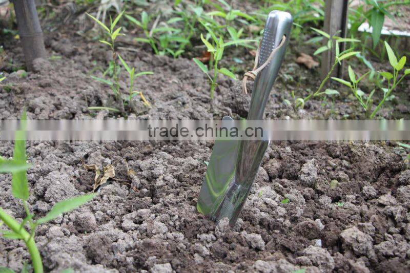 BADI hot sale stainless steel agricultural and garden mini shovel with scale on the head