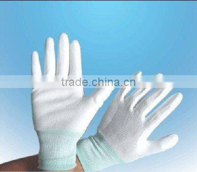 Antistatic Nylon PU Palm Fit Working Gloves