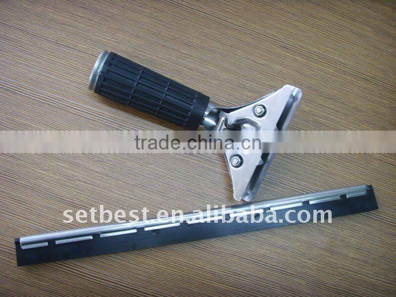 New designed stainless steel Window cleaning rubber Squeegee Pro