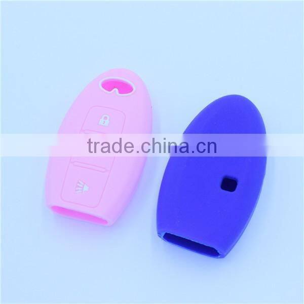 Silicone rubber key shells, fob key bag for infiniti 3 button keys