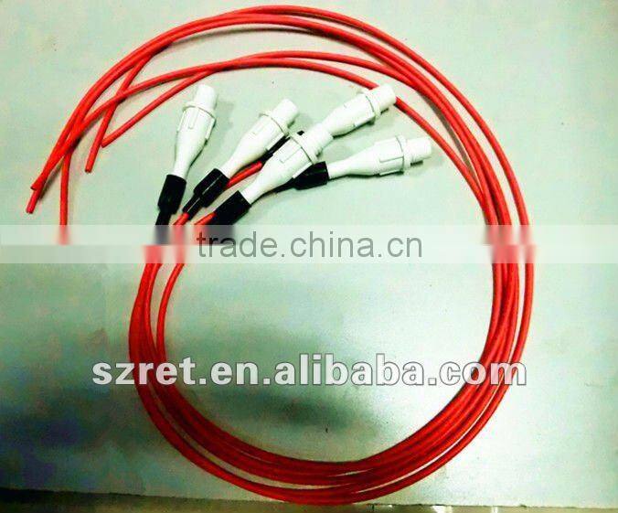 connector wire between the power supply and tube