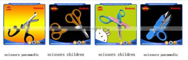 children school safety scissors 3 head interchangeable replaceable diy art student office kids hand scissors