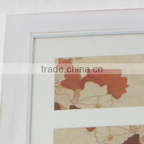 2016 new fashion baby wooden photo frame, high quality kids wooden photo frame W09A028